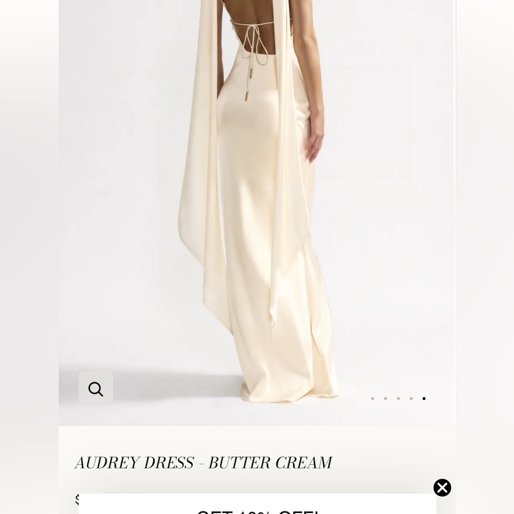 Buttercream maxi dress